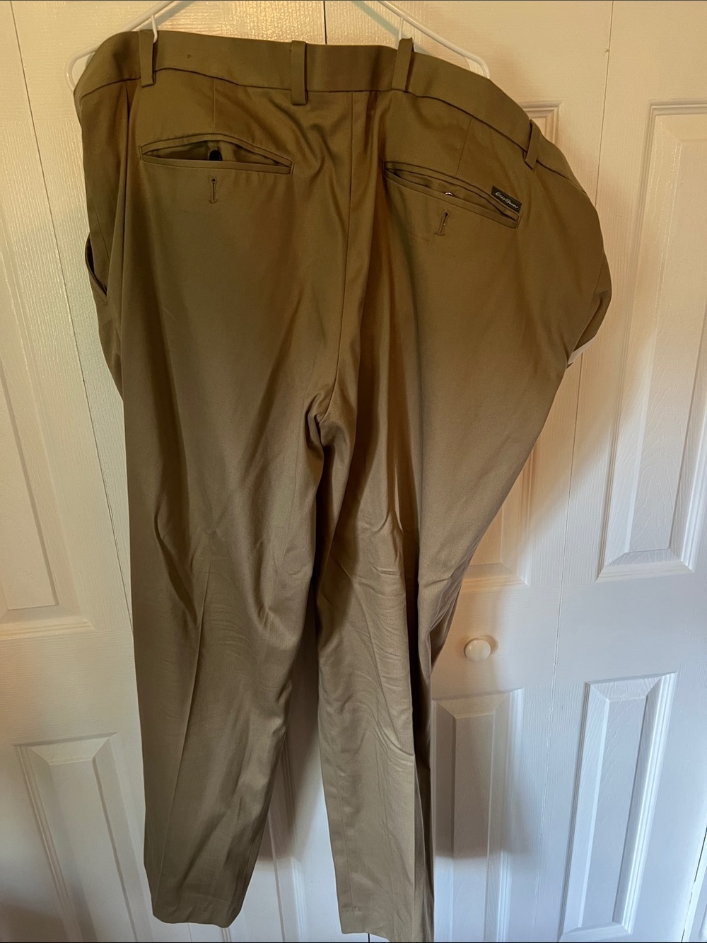Eddie Bauer Men's Khaki Dress Pants - Classic Straight Fit